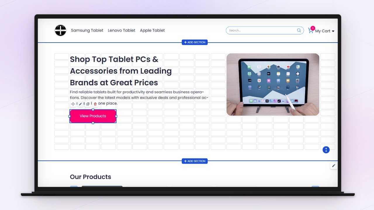 Simbound web builder