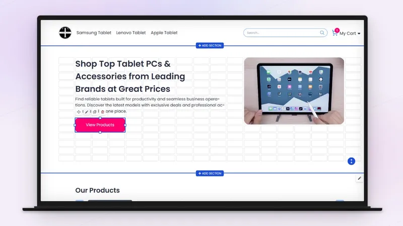 Simbound web builder